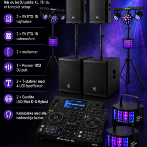 Lej DJ Pakke XL