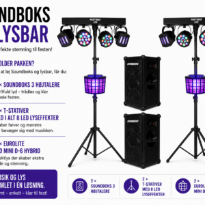 Lej Soundboks og lysbar
