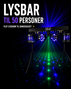 Lej lysbar til 50 personer