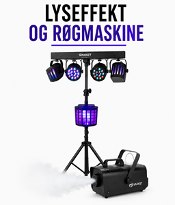 Lej lyseffekt og røgmaskine