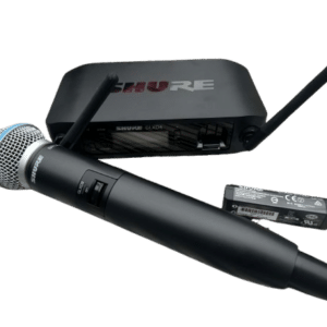 Lej Shure GLXD4 + Beta 58A – Trådløs mikrofon